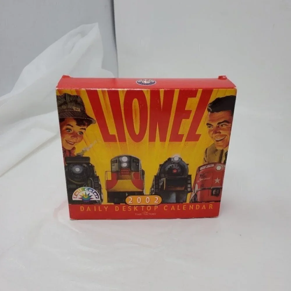 Time Factory Lionel Trains 2002 Desk Top Calender